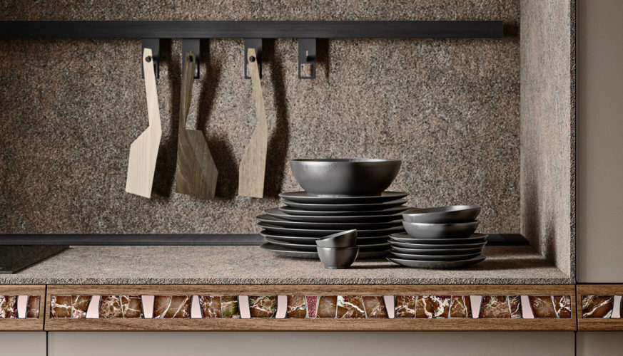 Cuisine Valcucine Genius Loci Vitrum Lucido Kamut | Cuisiniste Nice | AS Design