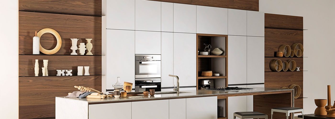 Cuisine Valcucine Forma Mentis Laccato Opaco Bianco Ghiaccio | Cuisiniste Nice l AS Design