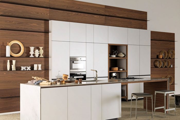 Cuisine Valcucine Forma Mentis Laccato Opaco Bianco Ghiaccio | Cuisiniste Nice l AS Design