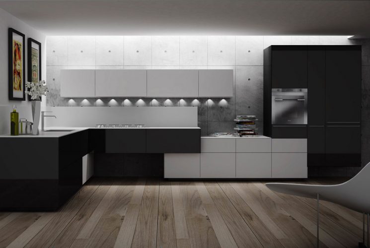 Cuisine Valcucine Artematica Pigmentus | Cuisiniste Cannes | Massimo Cucine