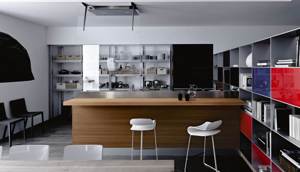 Cuisine Valcucine Artematica Vitrum Nero Lavagna | Cuisiniste Nice | AS Design