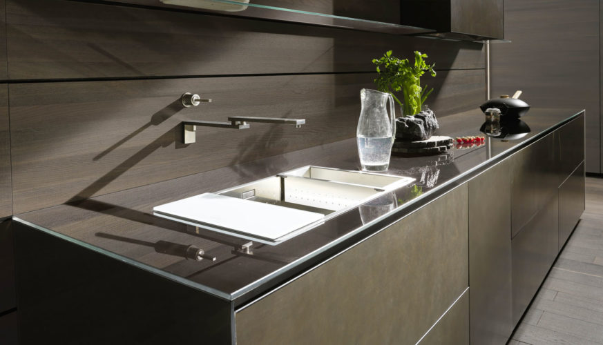Cuisine Valcucine Riciclantica Inox Touch | Cuisiniste Nice | AS Design